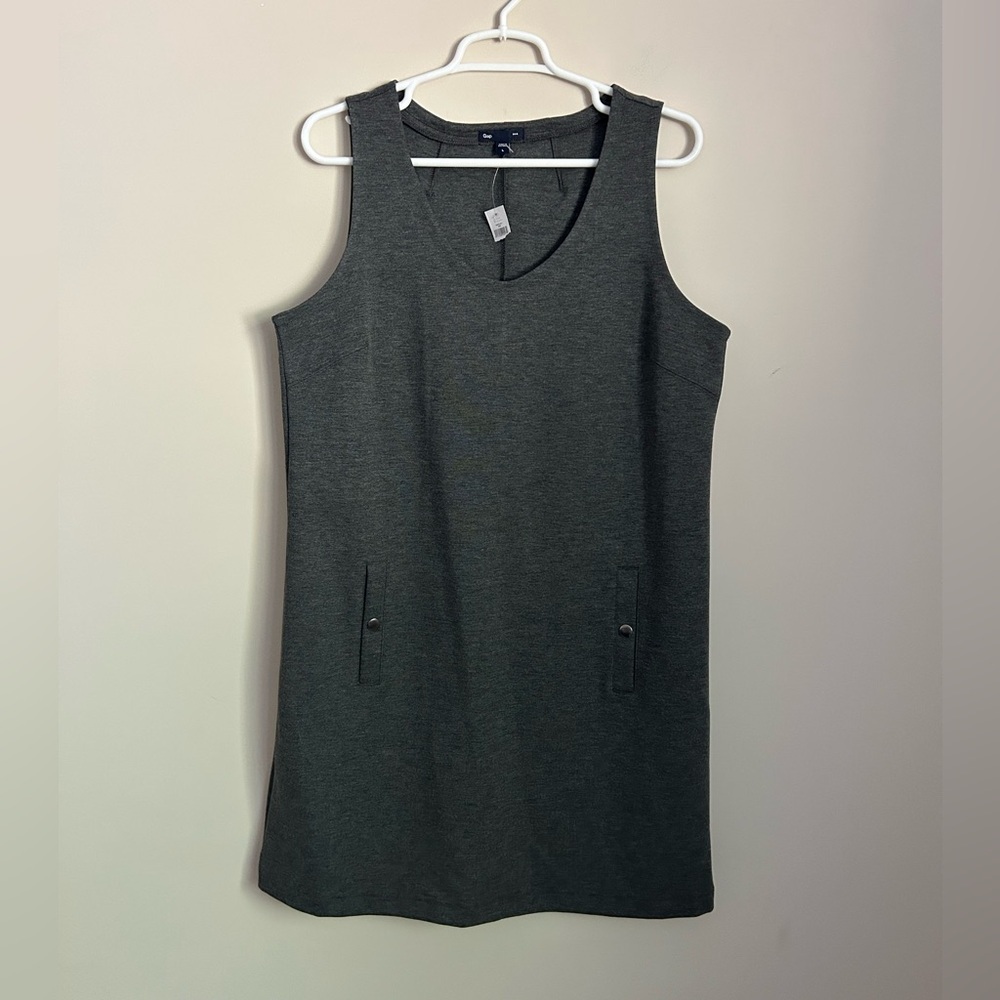 Gap Grey Knit Sleeveless Jumper Size Large